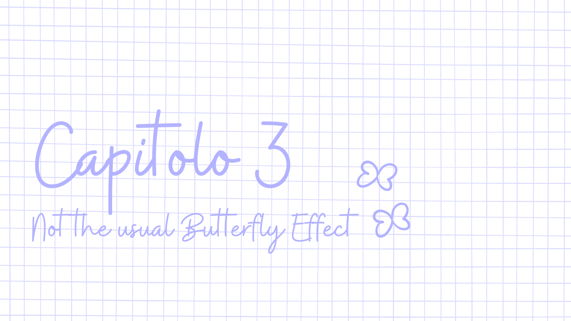 Not the usual Butterfly Effect