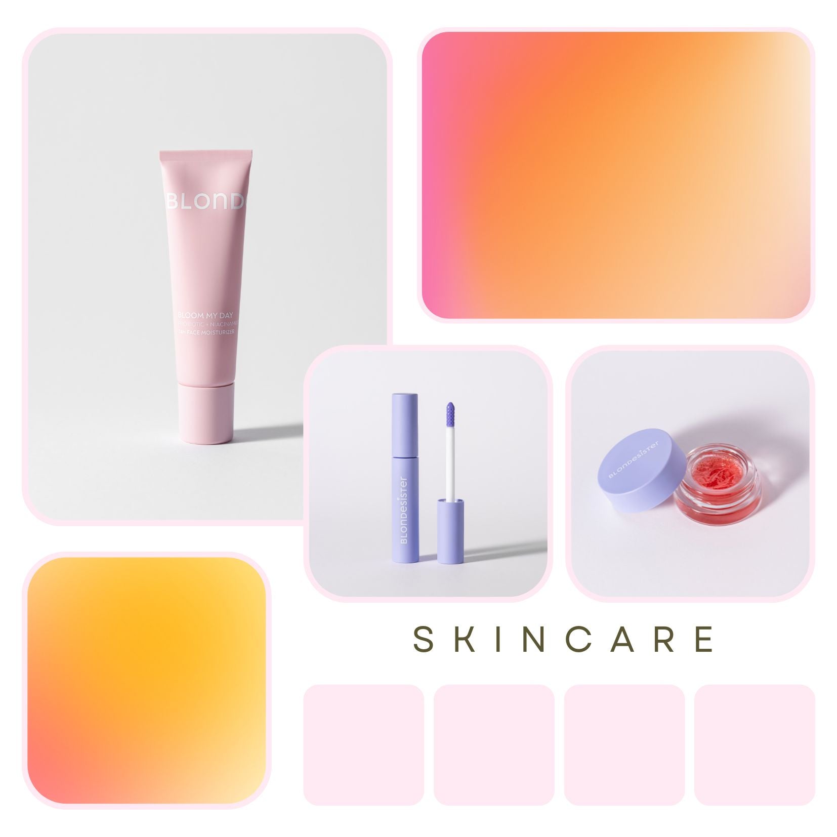TREAT & CARE ESSENTIALS | Crema idratante, Siero ciglia, Scrub labbra
