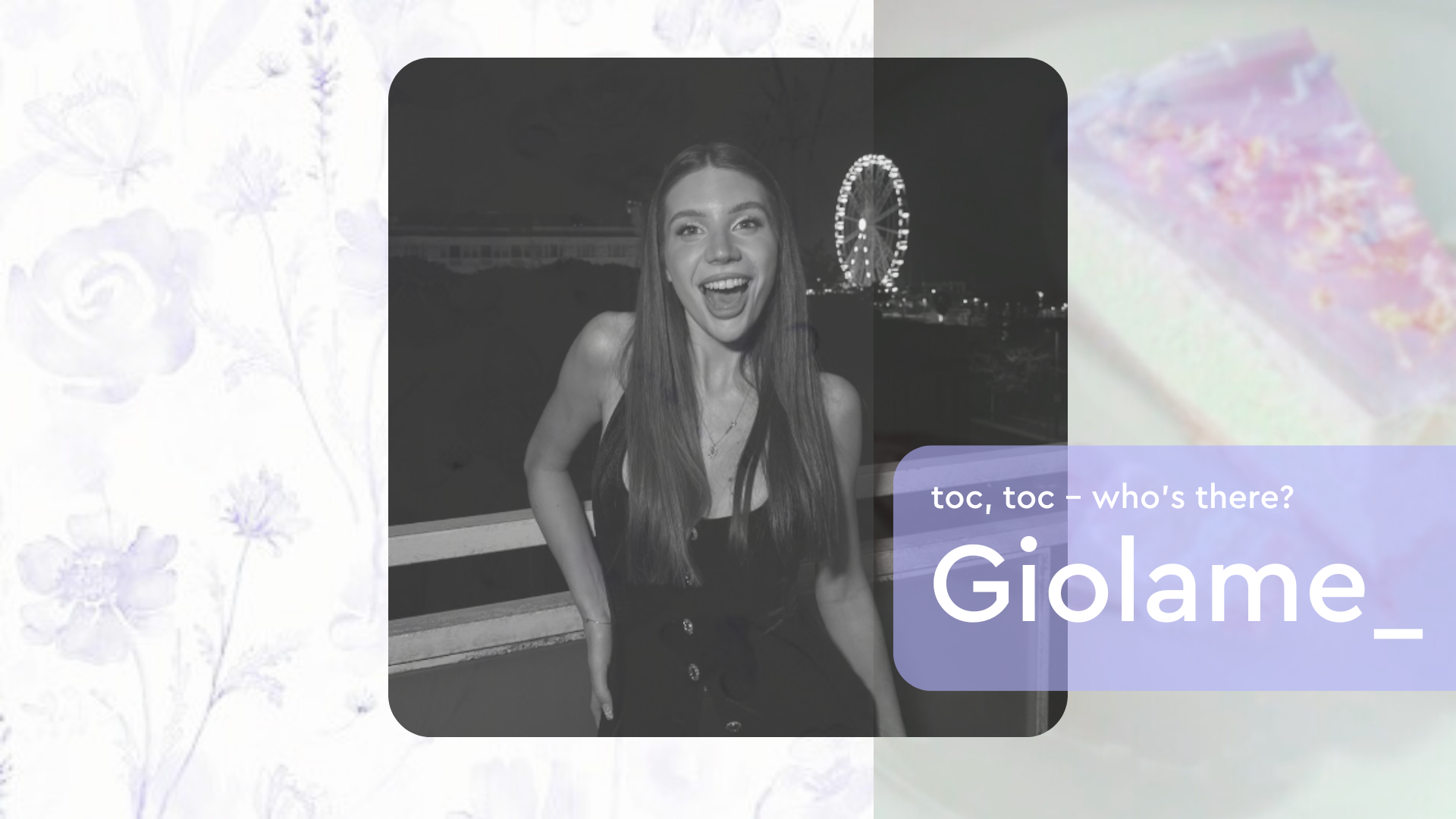 Giolame: niente stories, solo la sua storia