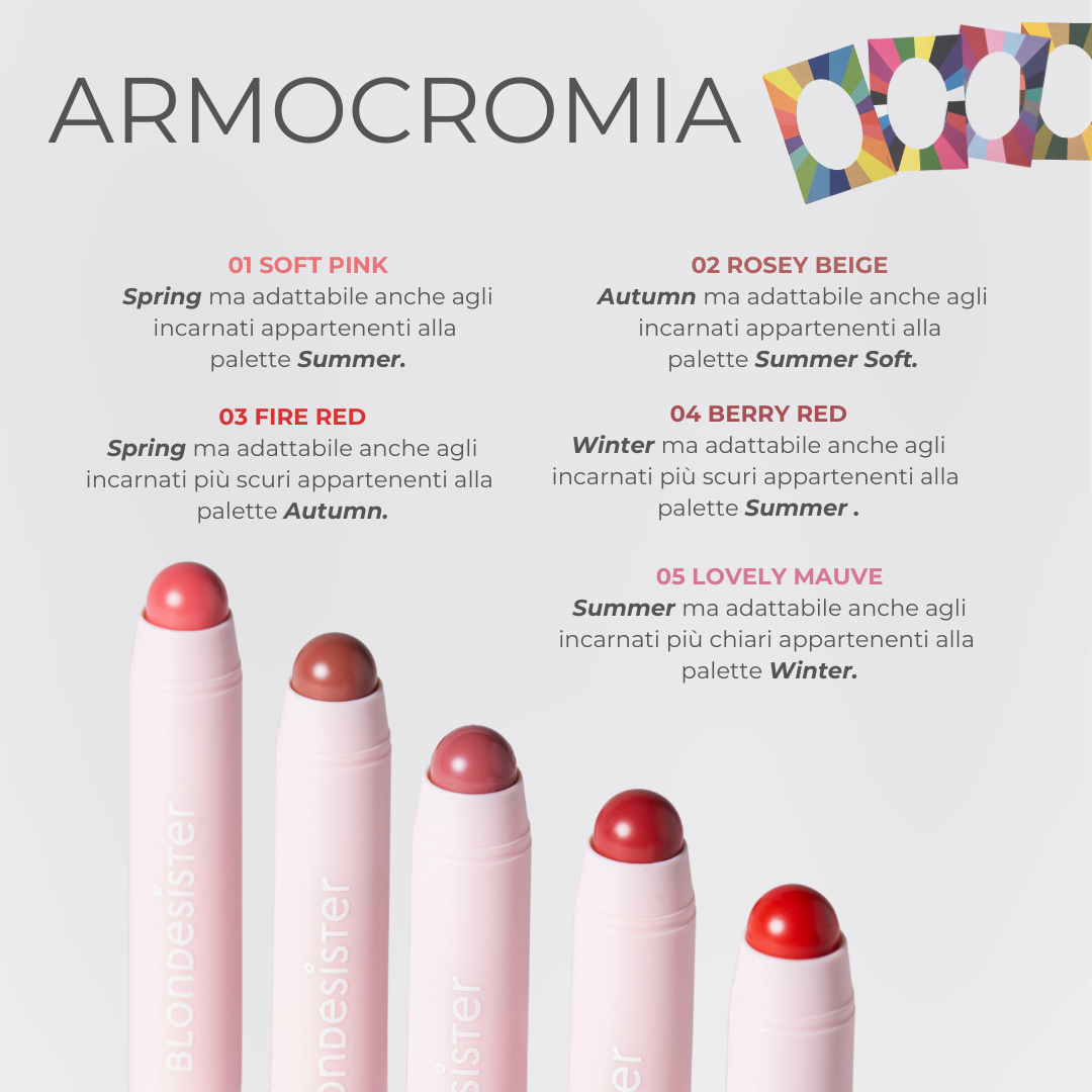 Lip and cheeks stick - Lovely Mauve